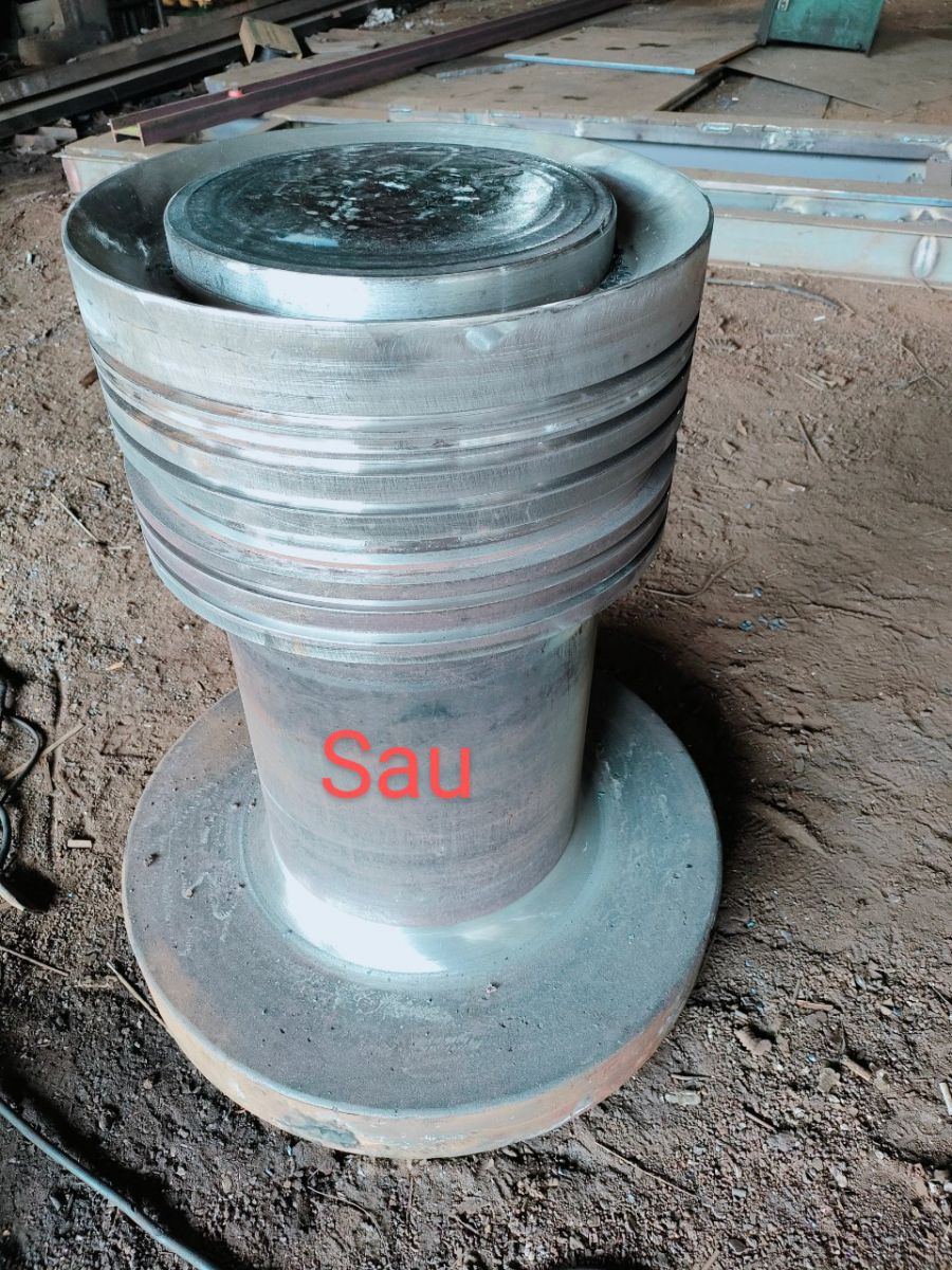Sửa chữa đe D35 bị nứt